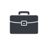 Briefcase Icon Dark Charcoal