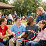 Community Disability Support Services Red Top No Badge